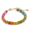 Colorful Stone Beads Chain Handmade Bracelet Bangle Bohemia Stainless Steel Y2K Jewelry Gift - Image 17