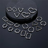 Men's Earrings Geometric Polygonal Stainless Steel Ear Buckle Ring Women Chic Earring Small Hoop Punk Party Ear Jewelry - Image 3