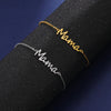 Mama Letter Bracelet for Women Stainless Steel Gold Silver Color Bracelet Jewelry for Mon Mother's Day Gift - Image 1