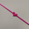 Candy Colors Heart Shaped Love Lucky Simple Macrame Handmade Rope Bangle Braided Charm Bracelet Women Men Couple Sister Gift - Image 8