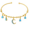 Candy Color Charm Bracelet with Adjustable Open Bangle - Image 13
