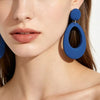 Colorful Acrylic Geometric Drop Earrings for Women Lightweight Boho Chic Dangle Jewelry Accessory - Image 1