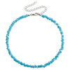 Multicolor Glass Bead Choker Necklace with Irregular Shapes - Image 12