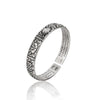 Ethnic Style auspicious Bracelet silver Embossed Design Black Retro Ruyi bangles Banquet Jewelry - Image 4