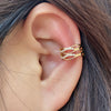 1Pc Hollow Geometry Rainbow CZ Cuff Wrap Clip On Earrings Women Girls Climber Ear Cartilage Bone Clips Fake Earring Non Piercing - Image 28