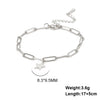Bracelets Of Women Silver Color Stainless Steel Double Moon Chain Star Beads Bangles Minimalist Female Jewelry Accessories - Image 16