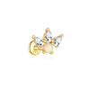 1PC Silver Crown Opal Piercing Earring for Women Ear Studs Cartilage Earring Body Jewelry Gift - Image 17