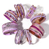 Elegant Purple Leather Bracelets for Women Boho Ethnic Braided Beads Heart Multilayer Wrap Cuff Bangle Party Jewelry Gift - Image 3