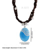 A Girl 1Pcs Moana Necklace Cosplay Handmade Braided Leather Rope Necklace for Women Girl Jewelry Prop Accessories - Image 6