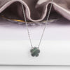 7 colors classic simple five-leaf flower pendant necklace stones clover Choker Chain for women party daily wear jewelry - Image 25