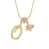 Letter Necklace for Women Pink Zircon Heart-shaped Pendant Suitable for Girls to Wear Personalized Gold-plated Jewelry - Image 24