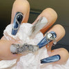 Tszs 10pcs/lot 3D Alloy Silver Gold Chinese Dragon Nail Decorations Year Chinese Dragon Nail Art Charms - Image 2