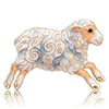 Cute Enamel Zodiac Goat Brooches for Women Unisex Animal Pins Casual Party Year Jewelry Accessories Gifts - Image 6
