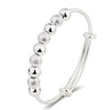 Charm Silver Bead Bracelet Bracelet Cute Feminine Party Wedding Jewelry With Adjustable Size - Image 6