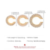 Colorful Crystal Zircon Pearl Ear Clip Earrings for Women Metal C-Shaped No Pierced Cartilage Ear Cuff Jewelry - Image 13