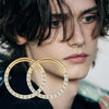 Stainless Stee Hinged Segment Hoop CZ Stone Nose Ring Nipple Ear Cartilage Tragus Helix Lip Earring Piercing Body Jewelry - Image 3