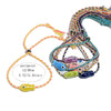 Set of 10Pcs Ceramic Fish Bracelet for Women Handmade Woven Colored Rope Boho Wrap Charm Bracelet Friendship Jewelry - Image 3