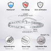 A-Z Initial Bracelets for Men Women, Figaro Chain, Double Layered Box Link Chain Bracelets, Name Gift for Him - Image 3