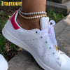 Silver Color Sparking CZ Charm Anklet Round Zircon 5MM Tennis Chain Anklets Ice Out Bling CZ Hip Hop Women Jewelry - Image 1