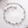 Sparking Silver Zircon Moon Bracelets For Women Double Layer Star Bead Bracelet Party Wedding Charm Jewelry - Image 8