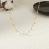 Double-Layer Chain Necklace with Geometric Pendant Options - Image 28