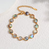 Natural Abalone Shell Bracelet for Women Stainless Steel Boho Paua Shell Bracelet Daily Wear Jewelry Gift - Image 6