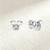 Silver and Compact Star Moon Heart-Shaped Snowflake Zircon Earrings for Women Minimalist Engagement Party Jewelry - Image 34