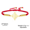 Triquetra Witch Knot Bracelet Celtics Good Luck Symbol Irish Trinity Knot Talisman Stainless Steel Couple Jewelry - Image 6