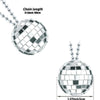 Mirror Disco Ball Pendant Necklace 70s Disco Party Neck Chain Costume Decorations Accessories Dance Supplies - Image 6