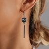 Dark Style Geometric Square Black Crystal Necklace Women's Accessories - Image 4