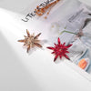 Christmas Shiny Crystal Brooch Star Shape Colorful Snowflake Pin Men and Women Accessories Holiday Gift - Image 4