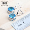 Bridal Women Blue Zircon Jewelry Sets Silver Women Wedding Jewelry Charms Rings Bracelets Earrings Set Pendant Necklace - Image 6