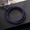 Stainless Steel Spring Bracelet Set Bohemian Style Color Bracelet 12 Laps Set Gift - Image 11