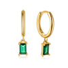 Silver Retro Geometric Square Circle Hoop Earrings for Women Gift Zircon Huggies Ear Buckle Piercing Jewelry - Image 19