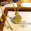 Back Pattern Design, Dazzling Golden Pendant Necklace for Women, and Collar Chain - Image 5