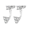 Silver Gold Petal Flower Stud Earrings For Lady Jewelry Party Anniversary Gifts - Image 18