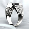 Personality Hollow Flower Scorpion Ring For Men Jewelry Ring Male Index Finger Accessories Many Size - Image 3