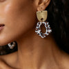 Classic Leopard Pattern Black Multi Shapes Dangle Earring Sets Polymer Clay Women's Accessory Gift For Summer - Image 1