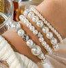 Five-Piece Resin Bead Bracelet Set with Round Charms and Elastic Bands - Image 9