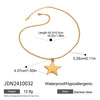 Minimalist Classic Gold Color Plated Stainless Steel Smooth Five Pointed Star Pendant Necklace Stackable Chain Neckla - Image 10