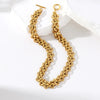 316L Stainless Steel Gold Silver Color Thick Chain Necklace For Women Cuban Neck Chain Jewelry Gift - Image 2