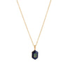 Stainless steel stone necklace, women's style, gold-plated, color preserving - Image 6