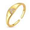 Gold Snake Adjustable Ring Silver Golden Letter A Free Heart Star Moon Open Rings For Women Jewelry Gift - Image 11