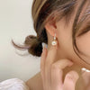 Elegant Lady's Pearl Pendant Earrings Korean Jewelry Party Student Girl's Simple Accessories Sweet Earrings For Woman - Image 4