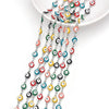 1M Colorful Lucky Evil Eye Bead Bracelet Choker Necklace Jewelry Set Rainbow Link Chain Protection Amulet Collar Necklace - Image 1