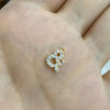 7x8mm Brass Cubic Zirconia Crystal 26 Letter Charms Pendants for Women Necklace Earring Jewelry Accessories Model - Image 25