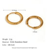 Cubic Zirconia Huggie Hoop Earrings in Multiple Sizes - Image 13