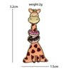 Lovely Animal Pins 10-design Enamel Cat Bird Animal Fish Tiger Metal Brooch Pin For Backpack Clothes Lapel Badge Gifts - Image 14