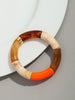 Chunky Acrylic Tube Bead Bangle with Multicolor Options - Image 9