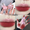 Gege Bear Pink Rabbit Velvet Matte Lip Cream Black Rabbit Water light lip glaze matte mirror pendant lipstick lip gloss - Image 14
